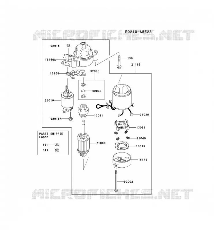 D&Eacute;MARREUR Kawasaki Petits Moteurs FD FD731V FD MOTORS  FD731V-ES01