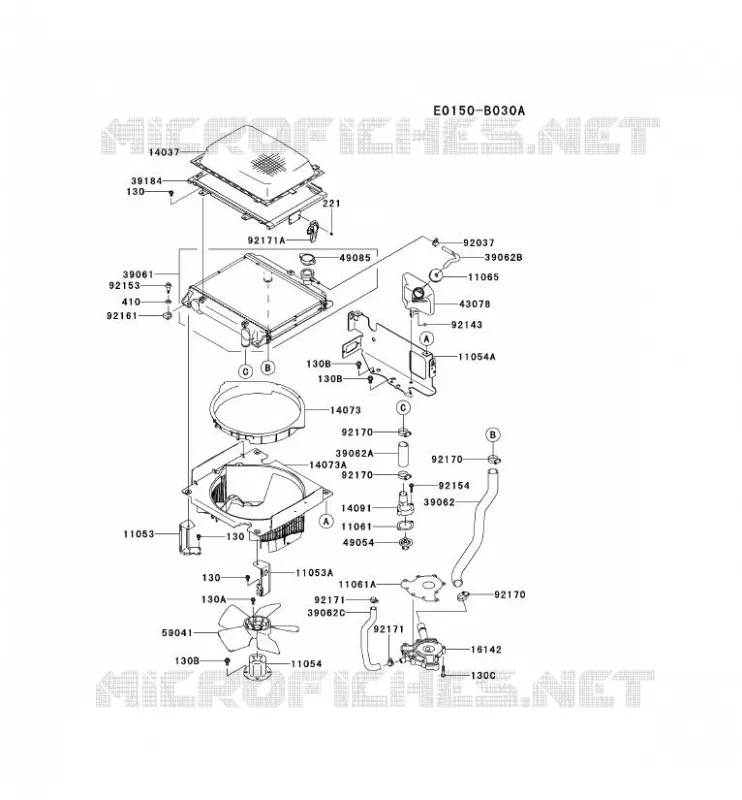 REFROIDISSEMENT Kawasaki Petits Moteurs FD FD731V FD MOTORS  FD731V-GS00