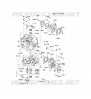 CULASSE/CARTER MOTEUR pour Kawasaki FD MOTORS