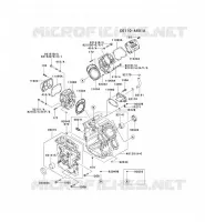 CULASSE/CARTER MOTEUR pour Kawasaki FD MOTORS
