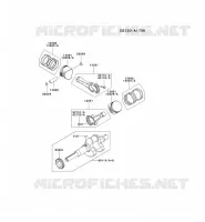PISTON/VILEBREQUIN pour Kawasaki FD MOTORS