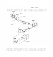 PISTON/VILEBREQUIN pour Kawasaki FD MOTORS