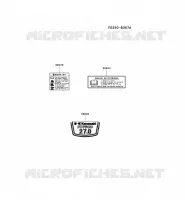 LABEL pour Kawasaki FD MOTORS