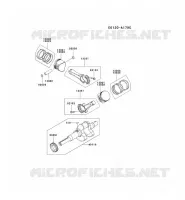 PISTON/VILEBREQUIN pour Kawasaki FD MOTORS