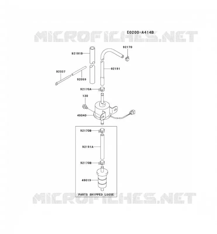 RESERVOIR CARBURANT/ROBINET Kawasaki Petits Moteurs FD FD750D FD MOTORS  FD750D-AS11