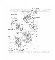 CULASSE/CARTER MOTEUR pour Kawasaki FD MOTORS