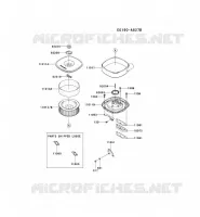 FILTRE &Agrave; AIR/POT D'&Egrave;CHAPPEMENT pour Kawasaki FD MOTORS