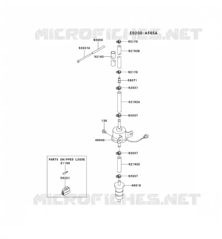 RESERVOIR CARBURANT/ROBINET Kawasaki Petits Moteurs FD FD750D FD MOTORS  FD750D-ES02