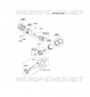 PISTON/VILEBREQUIN pour Kawasaki FD MOTORS