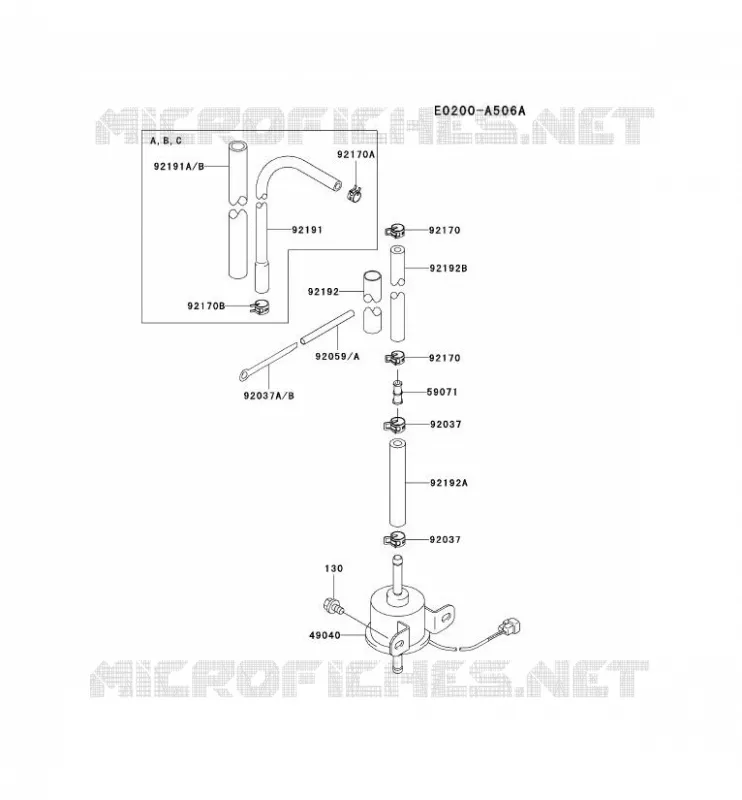 RESERVOIR CARBURANT/ROBINET Kawasaki Petits Moteurs FD FD750D FD MOTORS  FD750D-ES07
