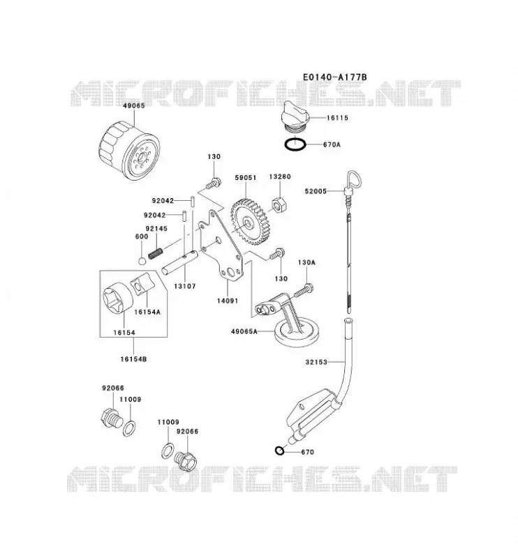 KIT DE GRAISSAGE Kawasaki Petits Moteurs FD FD750D FD MOTORS  FD750D-FS02