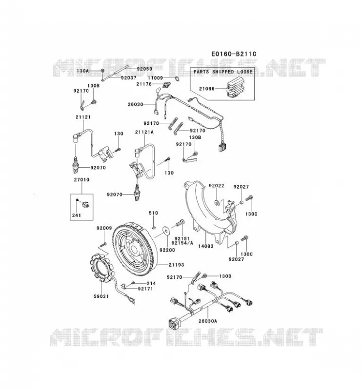 &Eacute;QUIPEMENT ELECTRIQUE Kawasaki Petits Moteurs FD FD750D FD MOTORS  FD750D-FS12