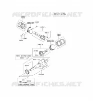 PISTON/VILEBREQUIN pour Kawasaki FD MOTORS