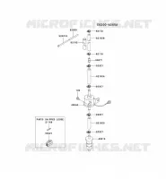 RESERVOIR CARBURANT/ROBINET pour Kawasaki FD MOTORS