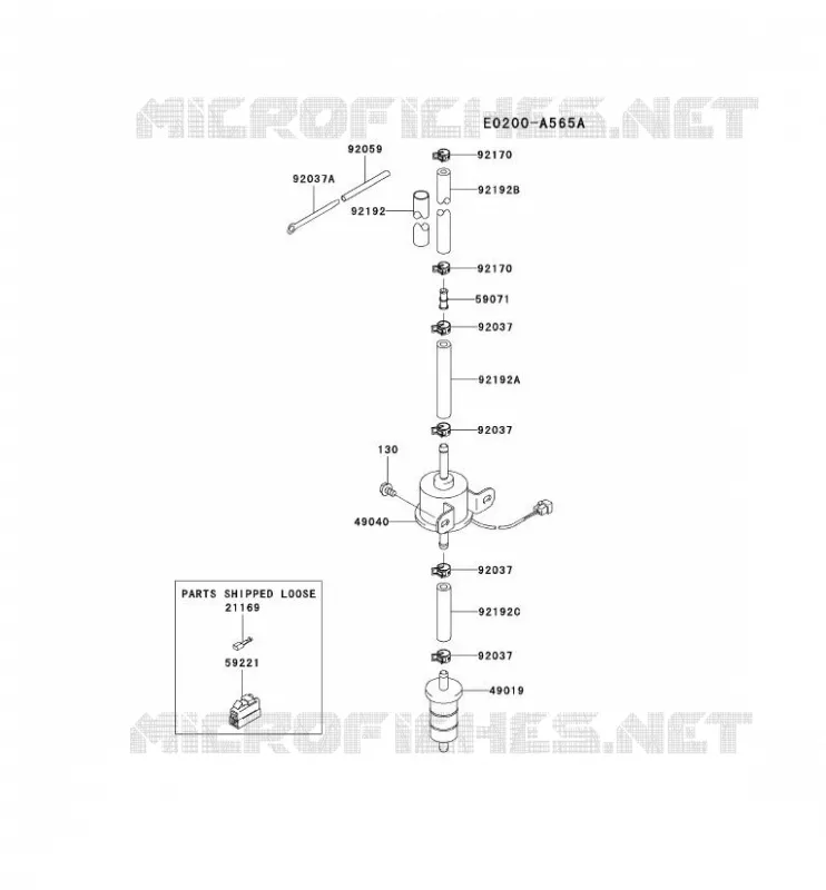 RESERVOIR CARBURANT/ROBINET Kawasaki Petits Moteurs FD FD750D FD MOTORS  FD750D-GS02