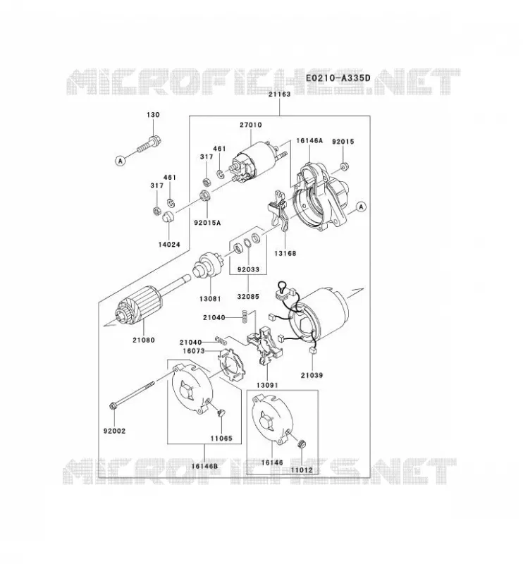 D&Eacute;MARREUR Kawasaki Petits Moteurs FD FD791D FD MOTORS  FD791D-AS01