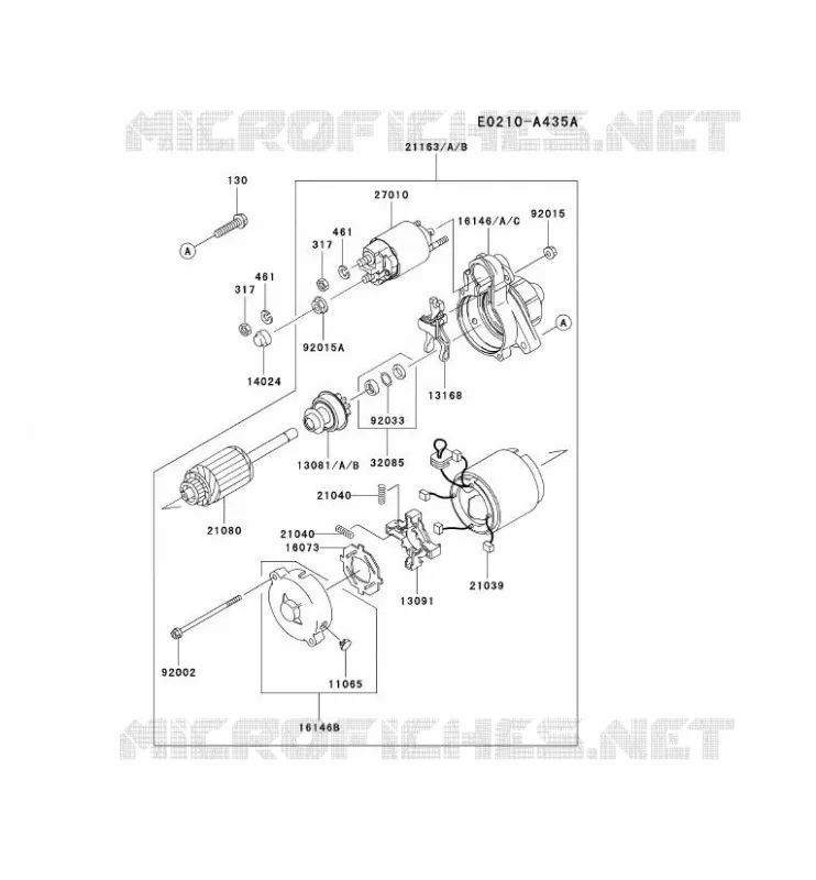 D&Eacute;MARREUR Kawasaki Petits Moteurs FD FD791D FD MOTORS  FD791D-AS06