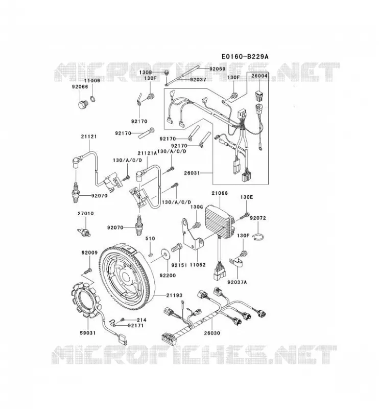 &Eacute;QUIPEMENT ELECTRIQUE Kawasaki Petits Moteurs FD FD791D FD MOTORS  FD791D-AS06