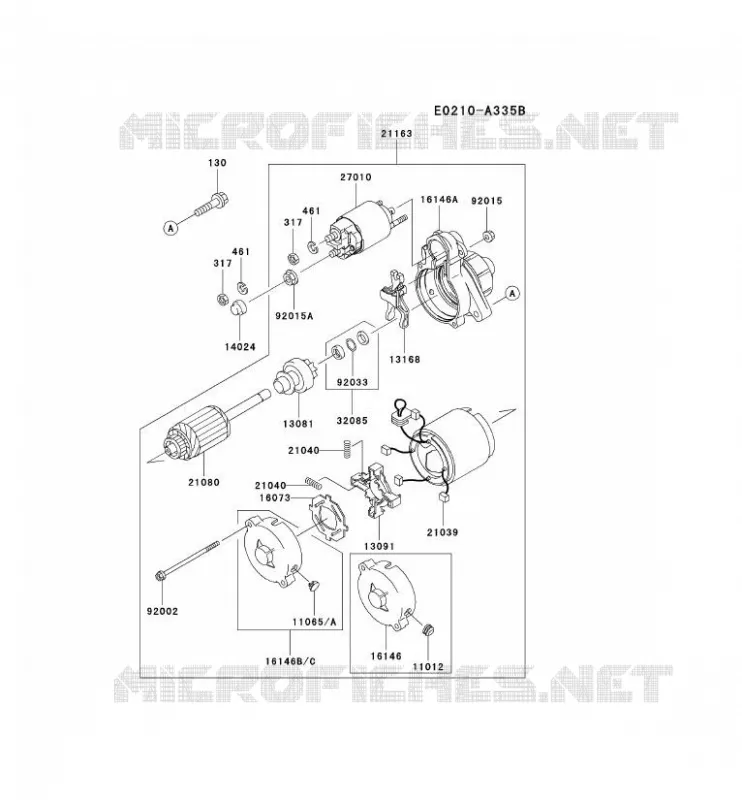 D&Eacute;MARREUR Kawasaki Petits Moteurs FD FD791D FD MOTORS  FD791D-BS00