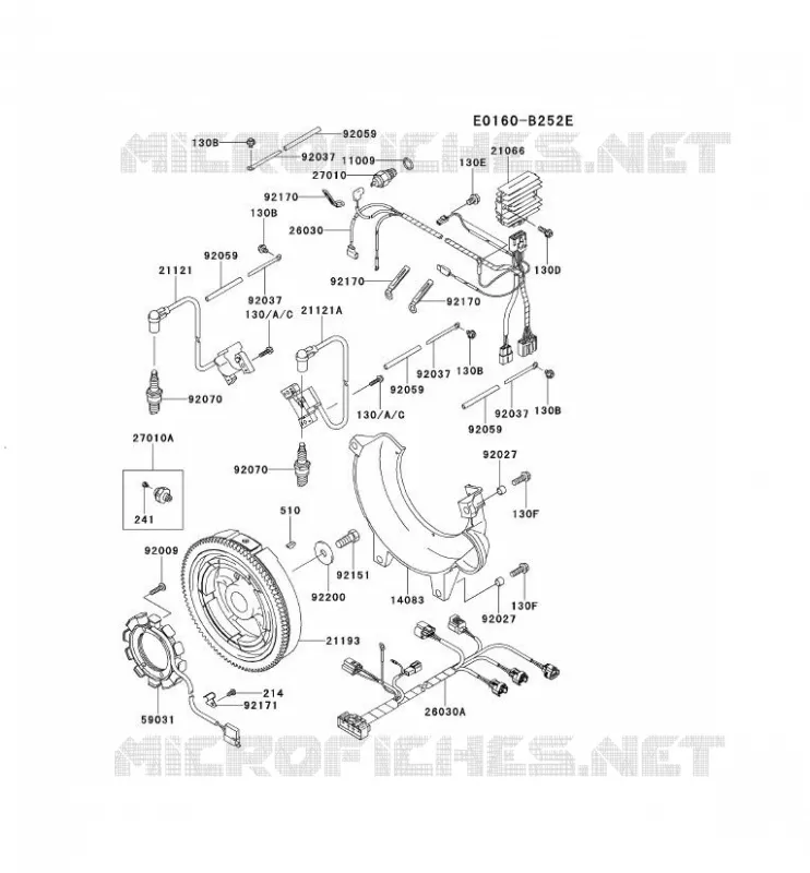 &Eacute;QUIPEMENT ELECTRIQUE Kawasaki Petits Moteurs FD FD791D FD MOTORS  FD791D-CS00