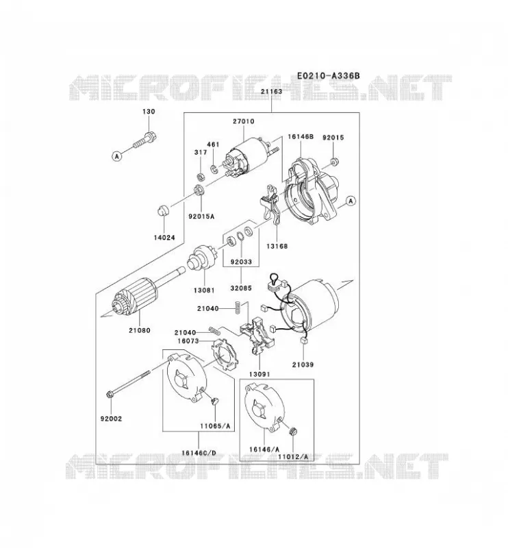 D&Eacute;MARREUR Kawasaki Petits Moteurs FD FD791D FD MOTORS  FD791D-CS02