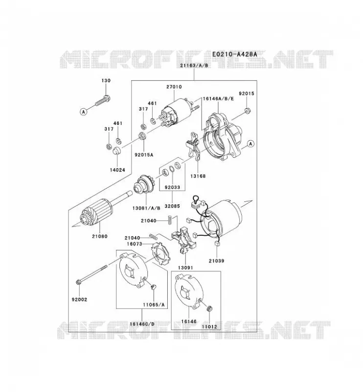 D&Eacute;MARREUR Kawasaki Petits Moteurs FD FD791D FD MOTORS  FD791D-CS04