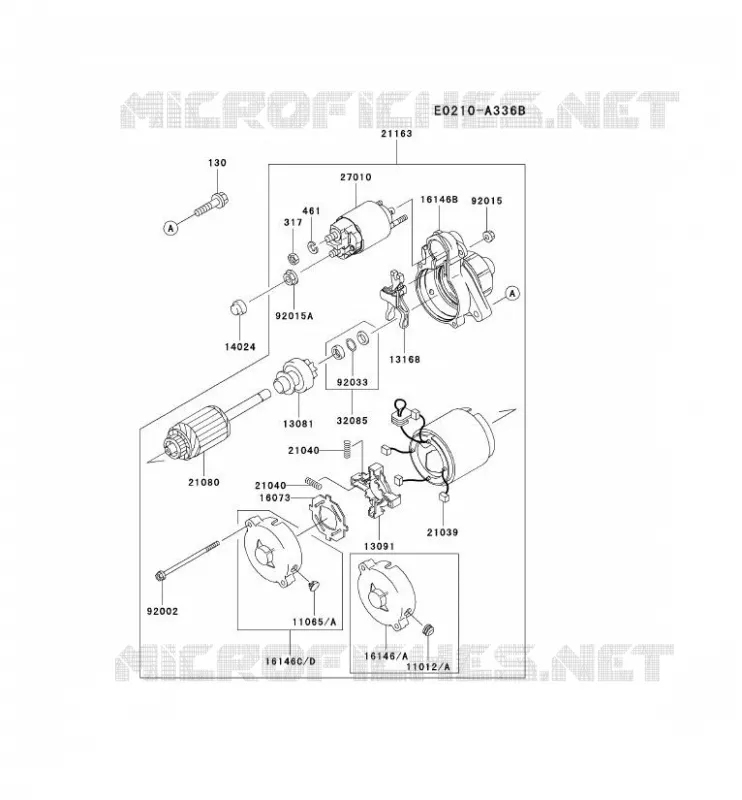 D&Eacute;MARREUR Kawasaki Petits Moteurs FD FD791D FD MOTORS  FD791D-ES02