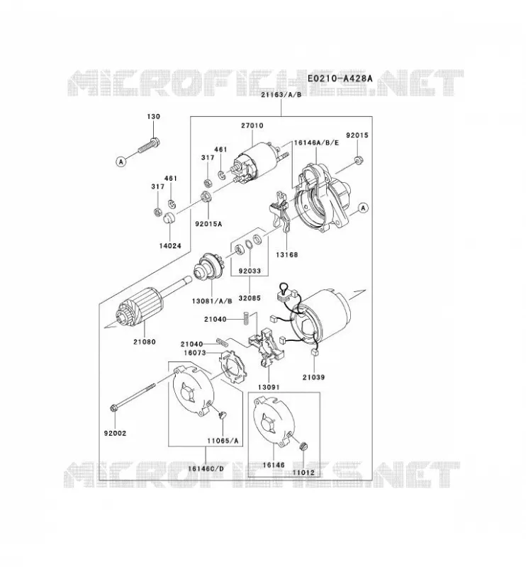 D&Eacute;MARREUR Kawasaki Petits Moteurs FD FD791D FD MOTORS  FD791D-ES04