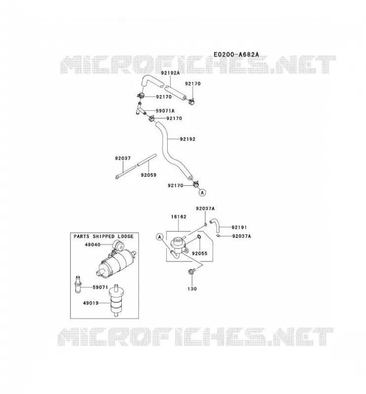 RESERVOIR CARBURANT/ROBINET Kawasaki Petits Moteurs FD FD791D FD MOTORS  FD791D-FS00