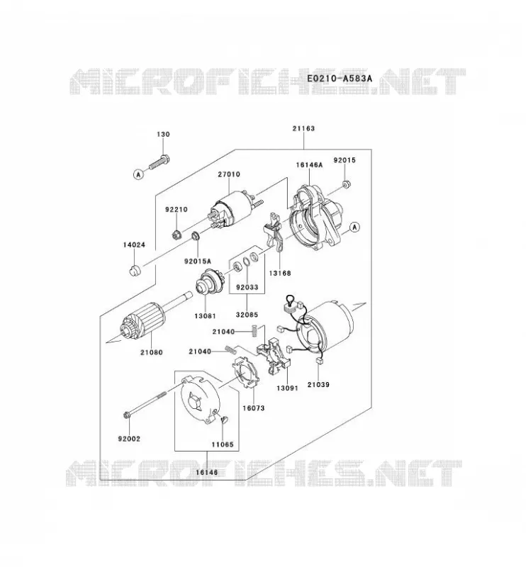 D&Eacute;MARREUR Kawasaki Petits Moteurs FD FD791D FD MOTORS  FD791D-FS04