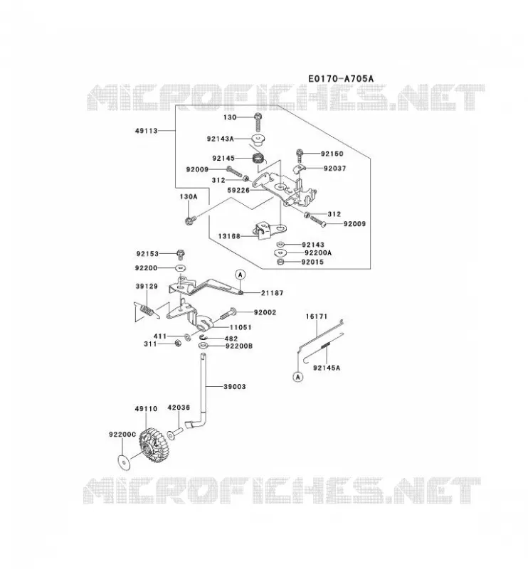 EQUIPEMENT DE CONTROLE Kawasaki Petits Moteurs FD FD791D FD MOTORS  FD791D-FS04