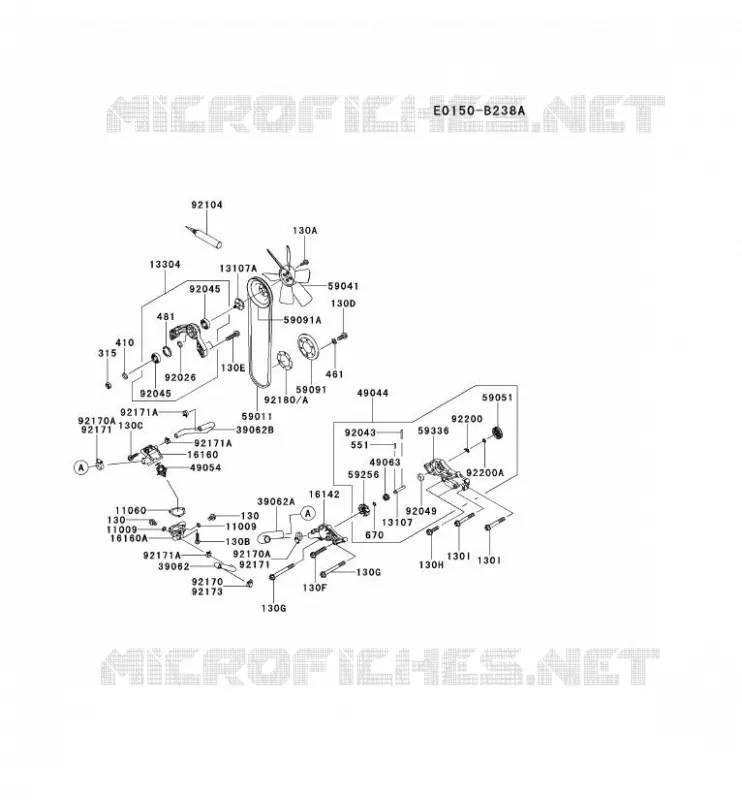 REFROIDISSEMENT Kawasaki Petits Moteurs FD FD851D FD MOTORS  FD851D-MS01