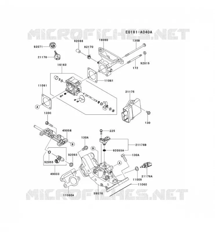 PIECE CARBURATEUR Kawasaki Petits Moteurs FD FD851D FD MOTORS  FD851D-NS00