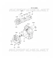 CULASSE/CARTER MOTEUR pour Kawasaki FE MOTORS
