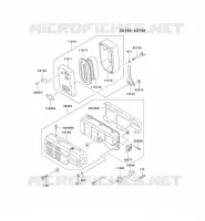 FILTRE &Agrave; AIR/POT D'&Egrave;CHAPPEMENT pour Kawasaki FE MOTORS