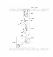 PISTON/VILEBREQUIN pour Kawasaki FE MOTORS