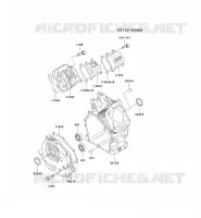 CULASSE/CARTER MOTEUR pour Kawasaki FE MOTORS