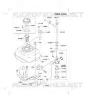 RESERVOIR CARBURANT/ROBINET pour Kawasaki FE MOTORS