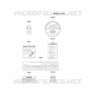 LABEL pour Kawasaki FE MOTORS