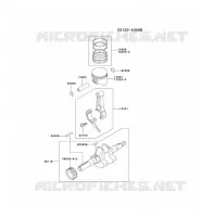 PISTON/VILEBREQUIN pour Kawasaki FE MOTORS