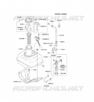 RESERVOIR CARBURANT/ROBINET pour Kawasaki FE MOTORS