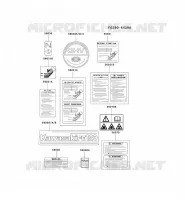 LABEL pour Kawasaki FE MOTORS