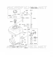 RESERVOIR CARBURANT/ROBINET pour Kawasaki FE MOTORS