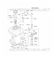 RESERVOIR CARBURANT/ROBINET pour Kawasaki FE MOTORS