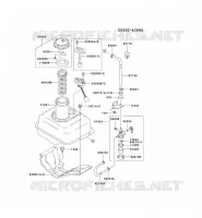 RESERVOIR CARBURANT/ROBINET pour Kawasaki FE MOTORS