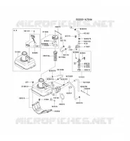 RESERVOIR CARBURANT/ROBINET pour Kawasaki FE MOTORS