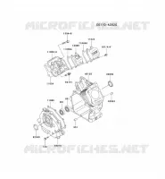 CULASSE/CARTER MOTEUR pour Kawasaki FE MOTORS