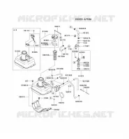 RESERVOIR CARBURANT/ROBINET pour Kawasaki FE MOTORS