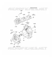 CULASSE/CARTER MOTEUR pour Kawasaki FE MOTORS