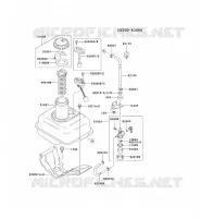 RESERVOIR CARBURANT/ROBINET pour Kawasaki FE MOTORS